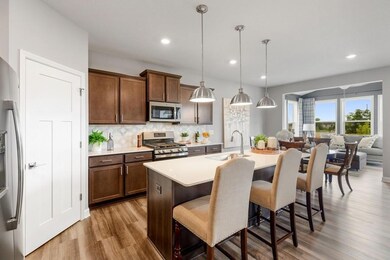 This open concept kitchen add to the enjoyment of this wonderful home.