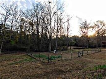 Part of backyard is fenced in for pets,