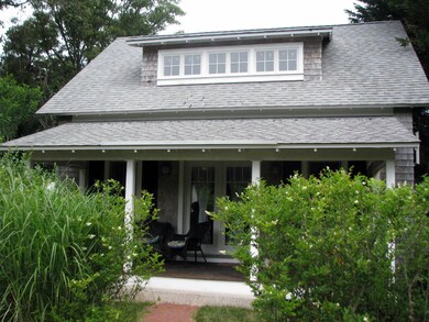 front porch of guest house