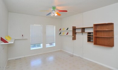 Bedroom 2 w/shelves