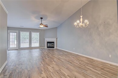 Vaulted Ceilings with an open floorplan