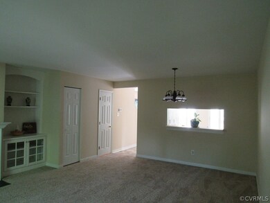 Dining area with pass through