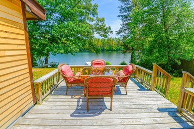 Deck overlooking water
