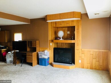 Electric fireplace in living room included!