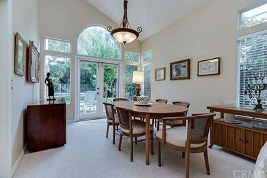 Dining Room With French Doors to Patio