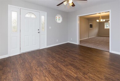 Large Entry Room off Side Entry