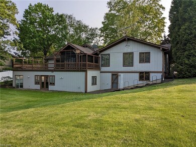 A large back yard
