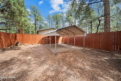 New privacy fence; carport