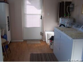Inside utility W&D stay