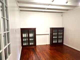 Bedroom with Craftsman Cabinets