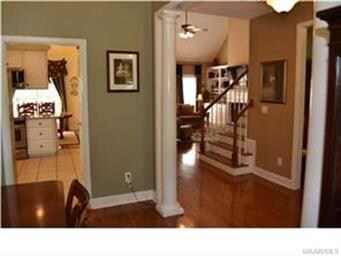 View from Dining Room to Kitchen and Great Room