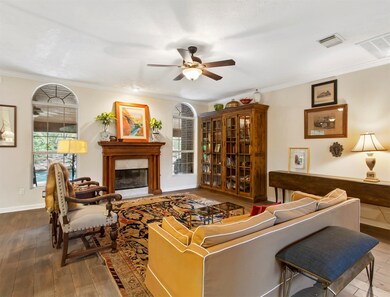 A look into the family room where you can enjoy a