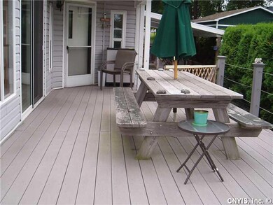 Deck. Just think of the barbecues and meals that y