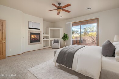 Master fireplace entertainment area