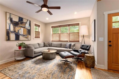 Living Room with White Oak Floors
