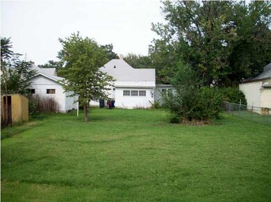 Large back yard