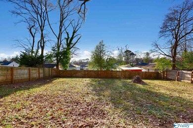 fenced in back yard