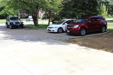 Driveway has room for 3+ vehicle parking protected