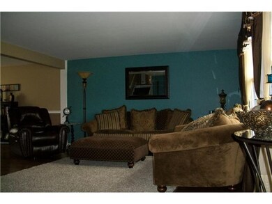 Living Room. Spacious living room with laminate fl