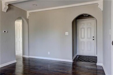 arch ways in the formal living room