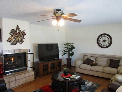 Living Room. Beautiful wood floors, fireplace