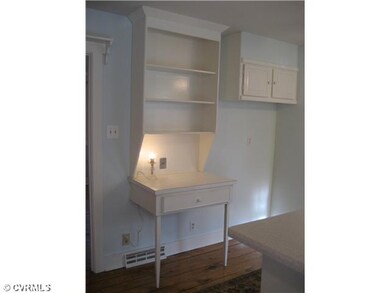 Kitchen - Built in shelves in the kitchen can serv