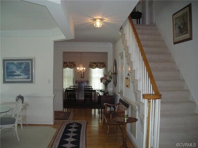 View of dining room from living room