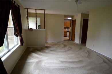 Living room and front entry way.