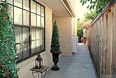 Private, gated walkway to the front door