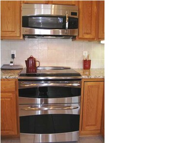Impressive GE Profile stainless stove and microwav