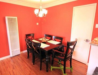 New floors in dining area.
