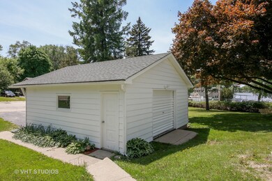 Freshly painted two car garage with plenty of spac