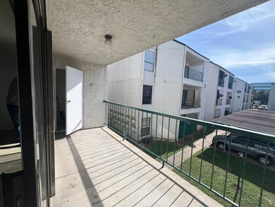 Balcony View. Another storage closet.