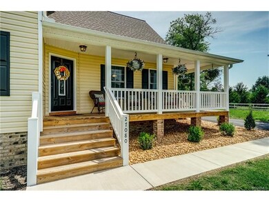 Wonderful wrap around country porch