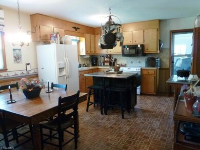 Open concept dining room and kitchen