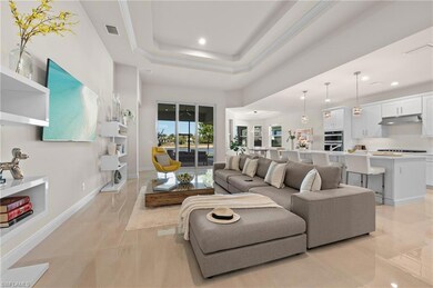 Welcoming tastefully furnished living area featuri