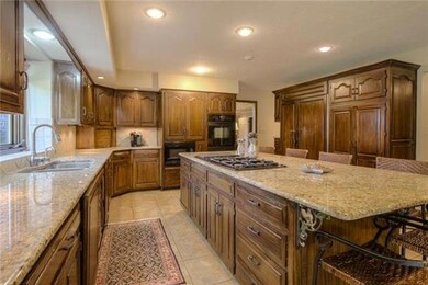 Gas cook top and double oven!