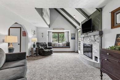 Great room with Vaulted Ceilings