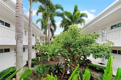Beautiful Courtyard with lush tropical vegetation 