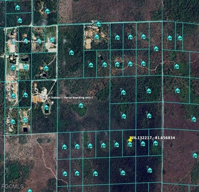 Map / location with property parcel outlined