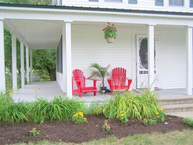 Enjoy relaxing time on the front porch.