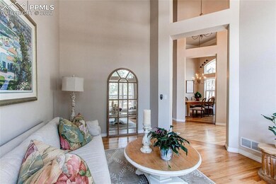 Formal living room with view to formal dining room