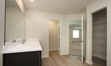 The Mesquite's primary bath is a true retreat for the owners of this home!