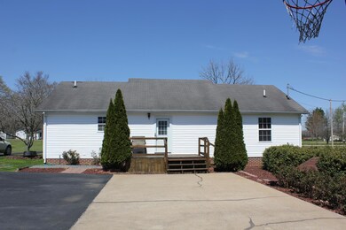 Back of Home showing Deck and Patio Area