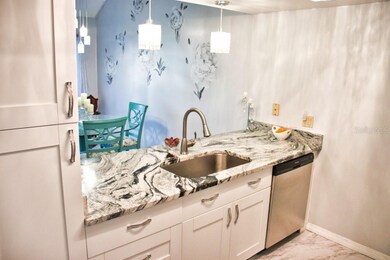 Beautiful stone counter tops and modern appliances