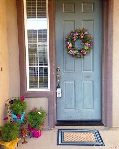 Cheery front entrance...