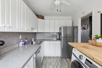 Kitchen with Washer and Dryer