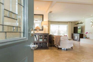 Leaded glass front door welcomes you home