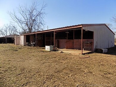 8+ stall for horses and a Tack shed.