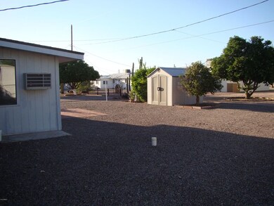 Rear yard looking NW